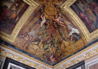 Design in the Corner of the Salle des Gardes de la Reine by French School